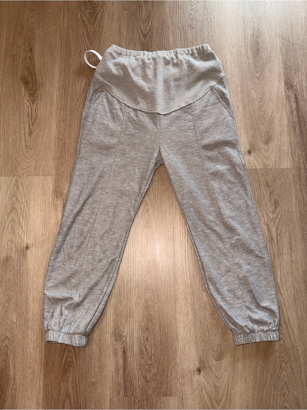 Maternity Jogger Sweatpants Soft Stretch Belly Panel Lounge Pants